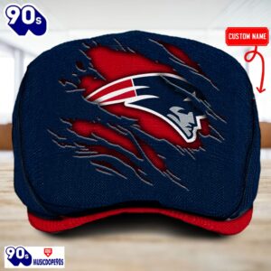 New England Patriots NFL Basic Design Personalized Jeff Cap