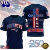New England Patriots NFL God America 250 Years 2026 Unisex T-Shirt