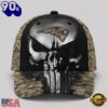 New England Patriots NFL Halloween Military Skull Camo Classic Cap, Football Classic Cap