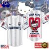 New England Patriots NFL Kitty Game Day Custom Baseball Jersey Shirt , Trending NFL Jersey