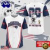 New England Patriots NFL Snoopy Ultimate Game Day Personalized Jersey Shirt, Trending NFL Jersey