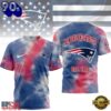 New England Patriots NFL Sunday Legends Tie Dye 3D Shirt, NFL Trending Shirt