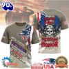 New England Patriots Official NFL Proud U.S. Veteran 3D Shirt