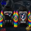 New England Patriots x Grateful Dead Night 2026 Hoodie, Viral 3D Music Tee