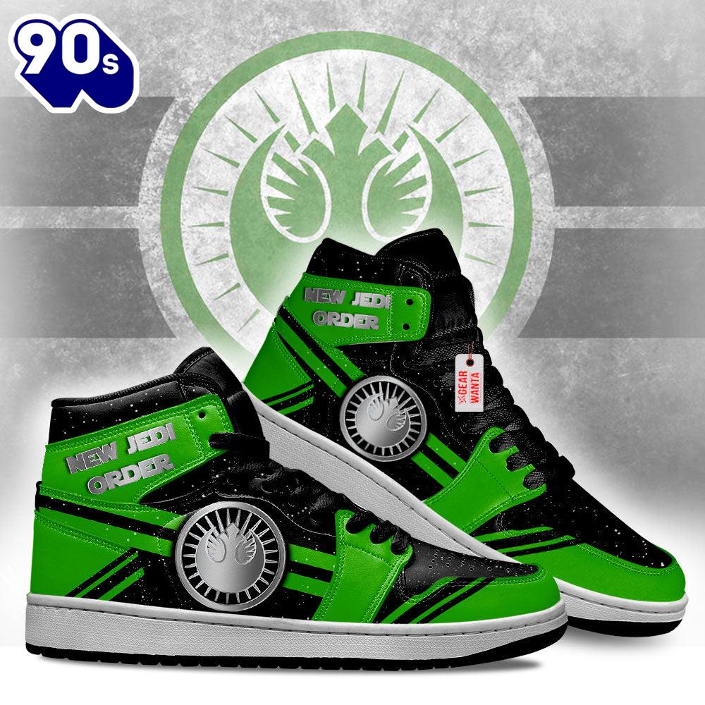 New Jedi Order Star Wars Symbols J1 Shoes Custom For Fans New Jedi Order Star Wars Symbols J1 Shoes Custom For Fans