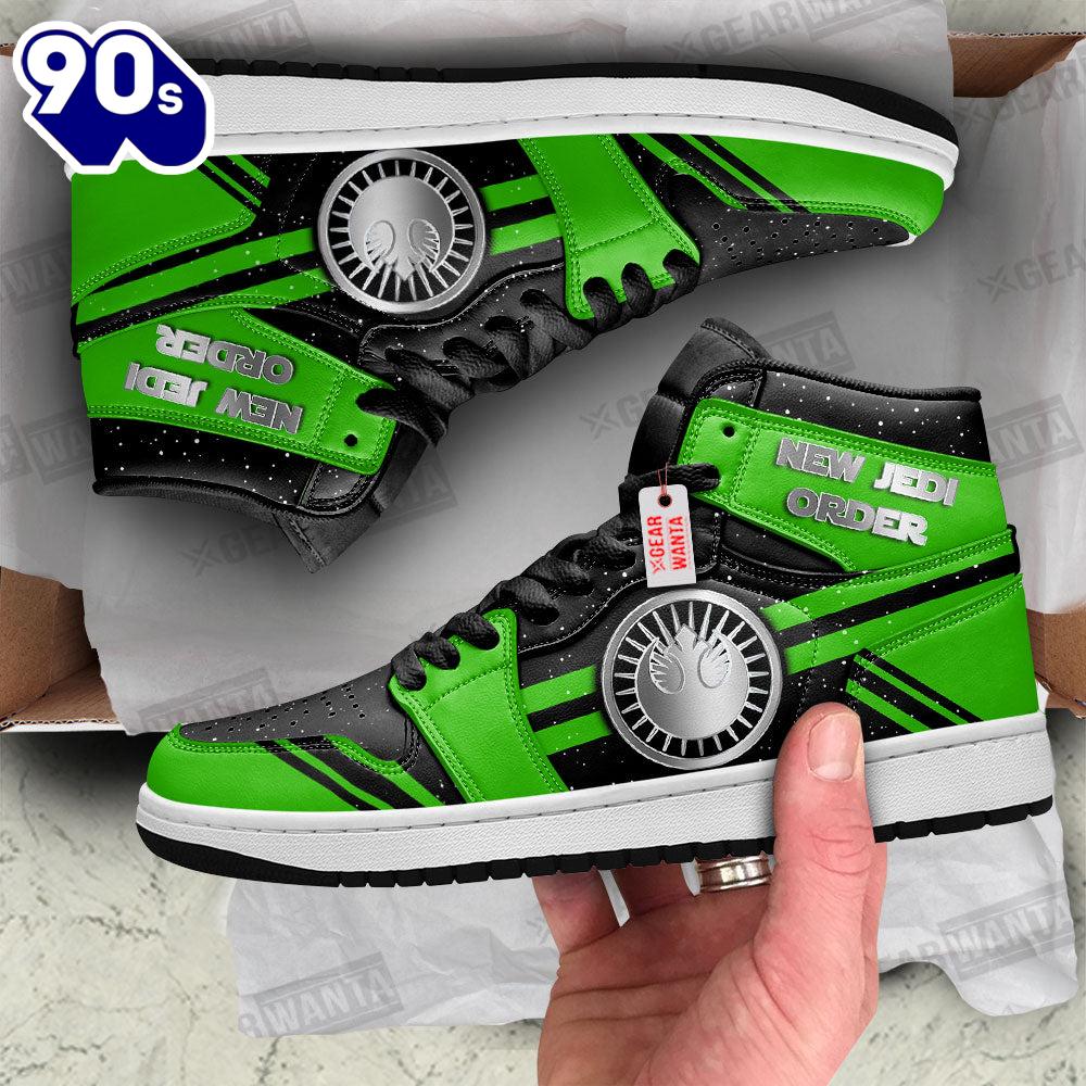 New Jedi Order Star Wars Symbols J1 Shoes Custom For Fans New Jedi Order Star Wars Symbols J1 Shoes Custom For Fans