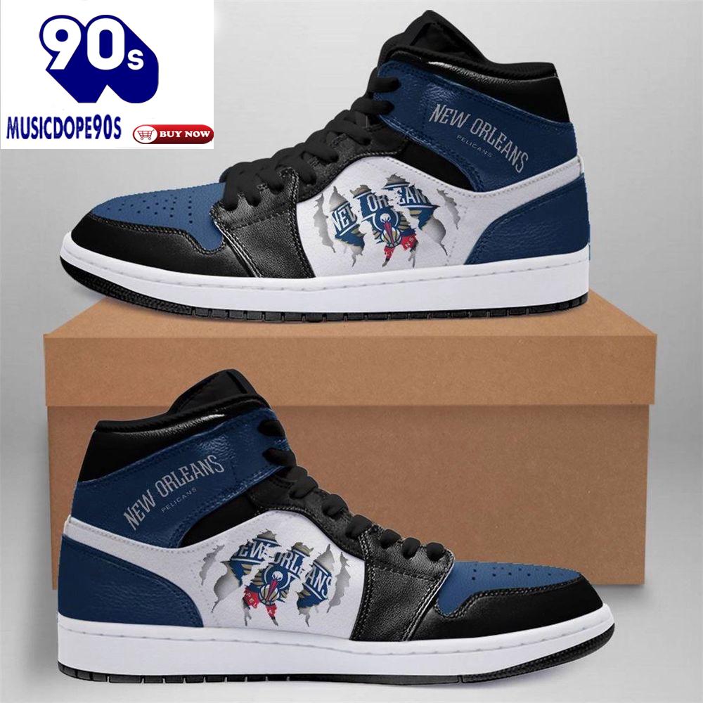 New Orleans Pelicans Nba Air Jordan Shoes Sport Sneakers, Best Gift For Men And Women New Orleans Pelicans Nba Air Jordan Shoes Sport Sneakers, Best Gift For Men And Women