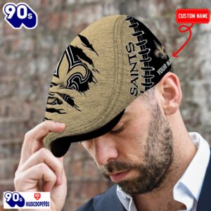 New Orleans Saints NFL Basic Design Personalized Jeff Cap