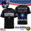 New Orleans Saints NFL The National Law Enforcement 3D T-Shirt