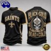 New Orleans Saints NFL Till I’m Dead Forever Skull Fan Pride 3D Shirt, NFL Trending Shirt