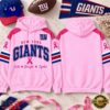 New York Giants 2026 NFL Breast Cancer Awareness Game Day Hoodie Shirt, NFL Trending Shirt
