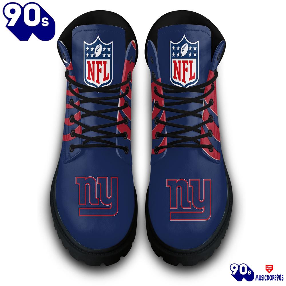 New York Giants Custom Boots Shoes Idea Gift For Fan New York Giants Custom Boots Shoes Idea Gift For Fan