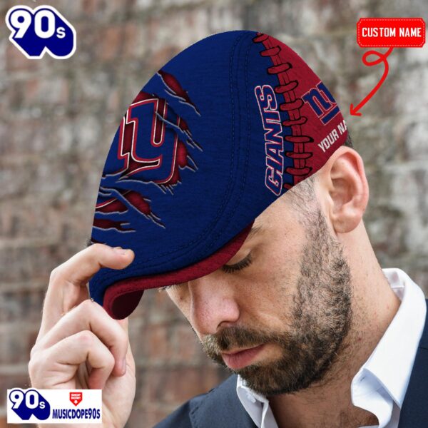 New York Giants NFL Basic Design Personalized Jeff Cap