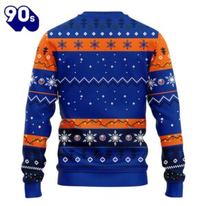 New York Islanders Hohoho Mickey Christmas Ugly Sweater