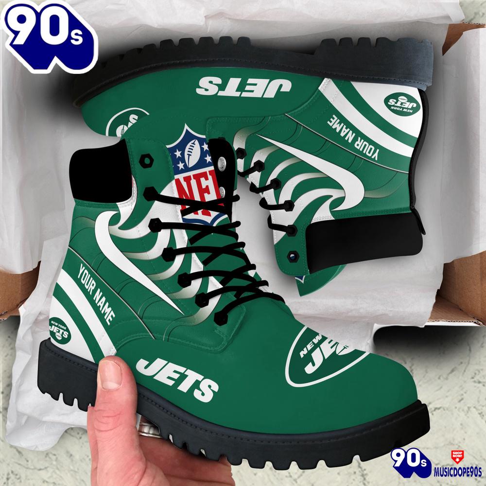 New York Jets Custom Boots Shoes Idea Gift For Fan New York Jets Custom Boots Shoes Idea Gift For Fan
