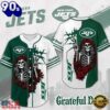 New York Jets NFL Game Day Grateful Dead Baseball Jersey Shirt, Trending NFL Jersey