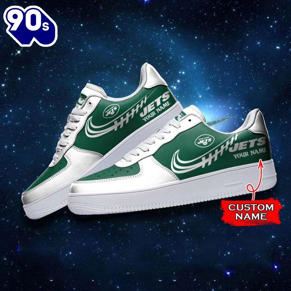 New York Jets NFL Personalized Air Force Sneaker New York Jets NFL Personalized Air Force Sneaker