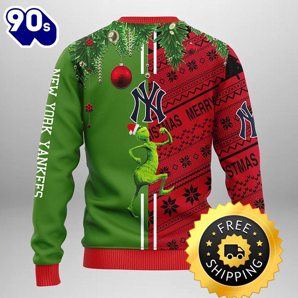 New York Yankees Grinch & Scooby-doo Ugly Christmas Sweater, New York Yankees Ugly Sweater, MLB Christmas Sweater - Best Clothing For You CAZRREH9 New York Yankees Grinch & Scooby-doo Ugly Christmas Sweater, New York Yankees Ugly Sweater, MLB Christmas Sweater - Best Clothing For You CAZRREH9