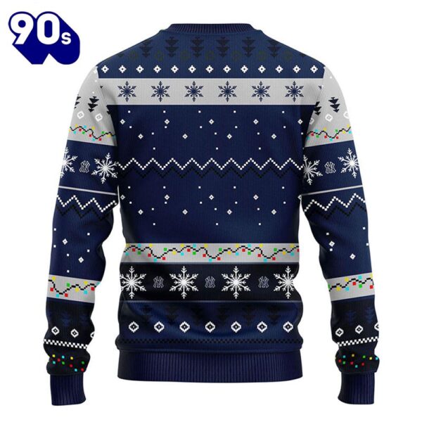 New York Yankees Hohoho Mickey Christmas Ugly Sweater  Gift Christmas