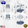 New York Yankees It will always be New York or Nowhere 2026 White 3D Shirt, Sport Trend 3D Shirt