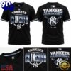 New York Yankees Postseason Clinched No Time Like October 2026 Black T Shirt, Sport Trend 3D Shirt