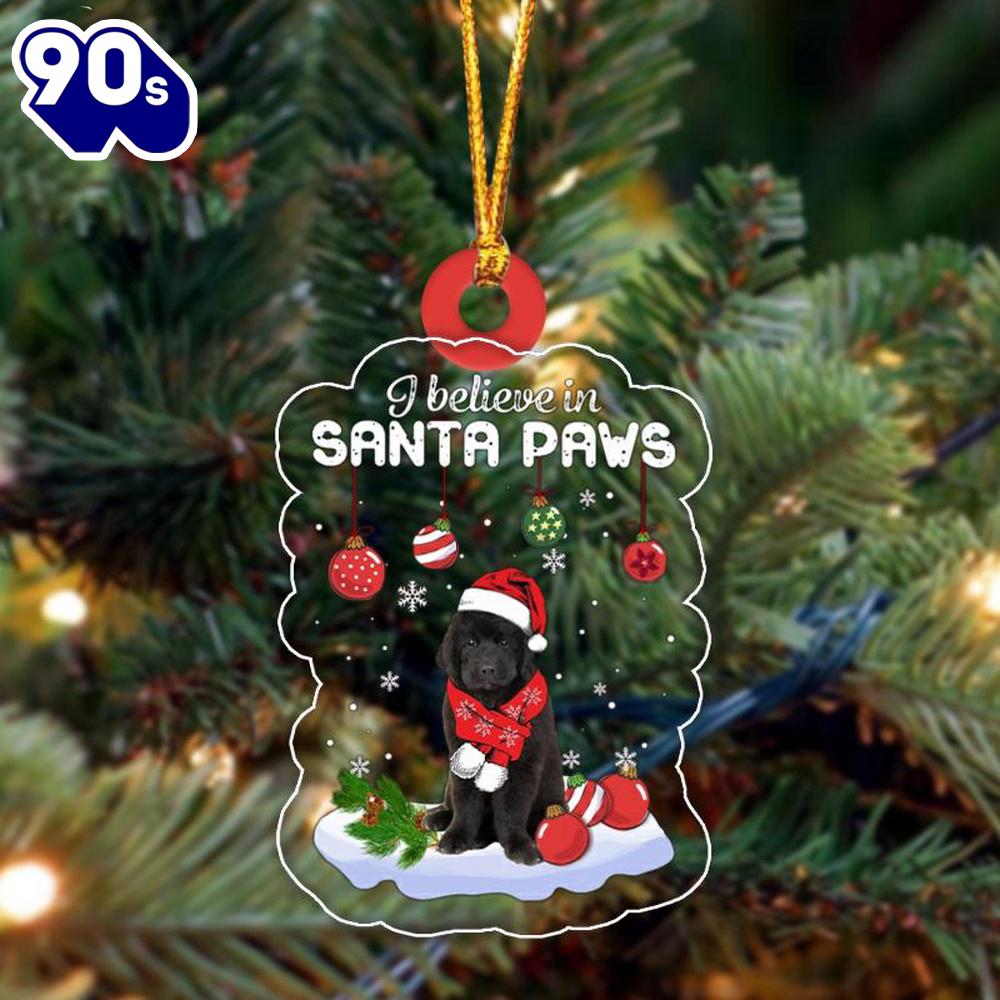 Newfoundland Christmas Ornament, Gift For Christmas Newfoundland Christmas Ornament, Gift For Christmas