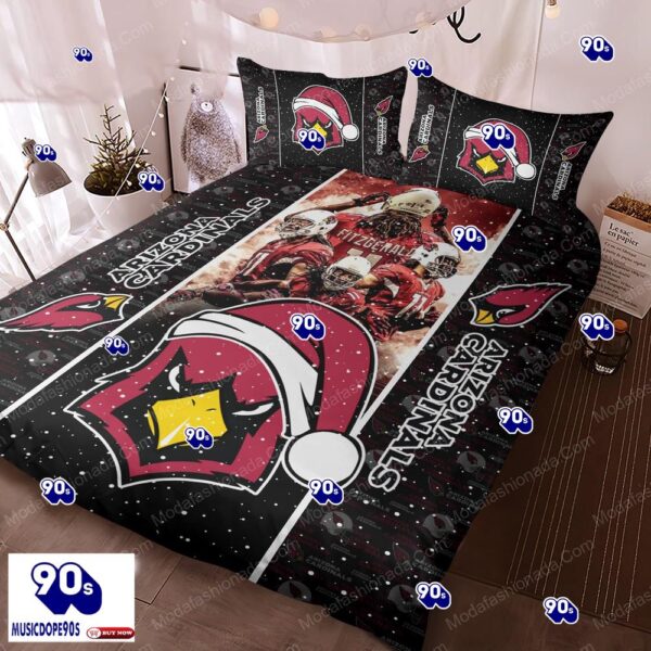 NFL Arizona Cardinals Logo Christmas Bedding Sets