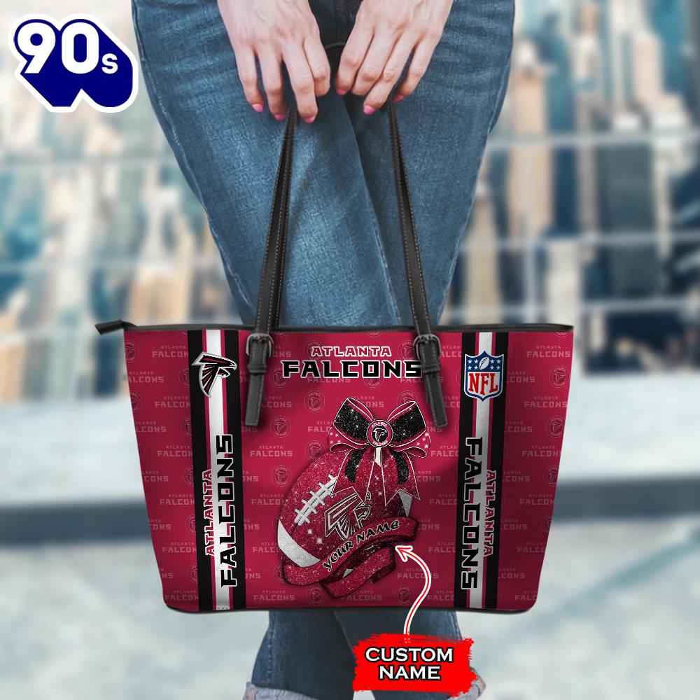 NFL Atlanta Falcons Leather Handbag And Tote Bag Gift Christmas For Fans Team Sport NFL Atlanta Falcons Leather Handbag And Tote Bag Gift Christmas For Fans Team Sport