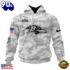 NFL Baltimore Ravens Arctic Camo Salute To Service 2026 Design Hoodie, T Shirt, Sweatshirt, NFL Trending Shirt