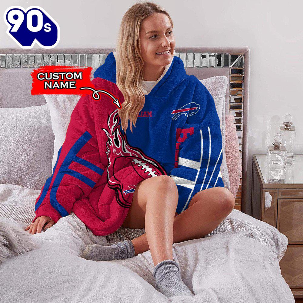 NFL Buffalo Bills Custom Huggle Hoodie NFL Buffalo Bills Custom Huggle Hoodie