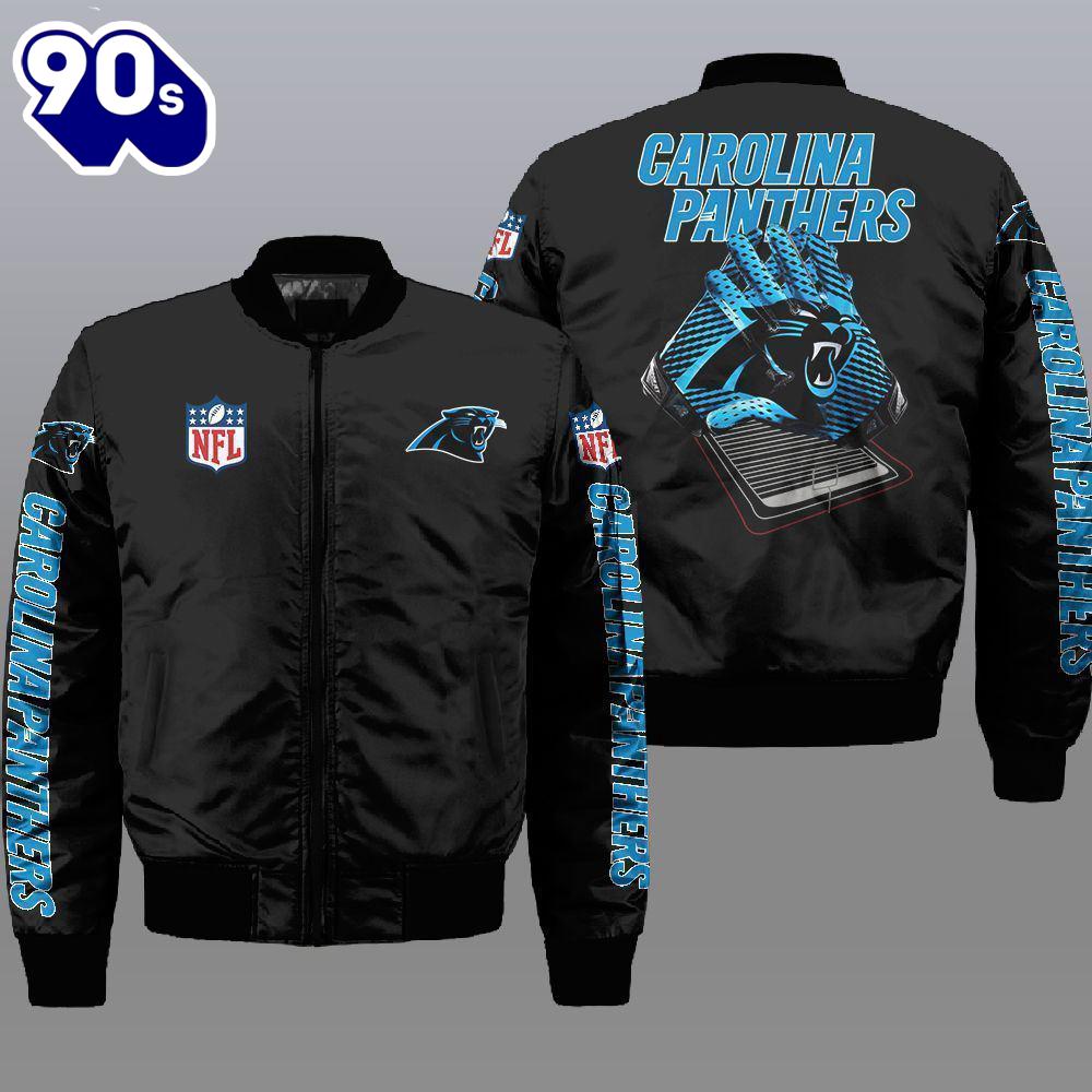 Nfl Carolina Panthers 3D Bomber Jacket Gift For Christmas Nfl Carolina Panthers 3D Bomber Jacket Gift For Christmas