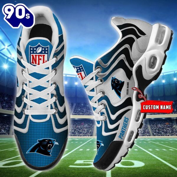 NFL Carolina Panthers Football Team TN Shoes – Custom Name