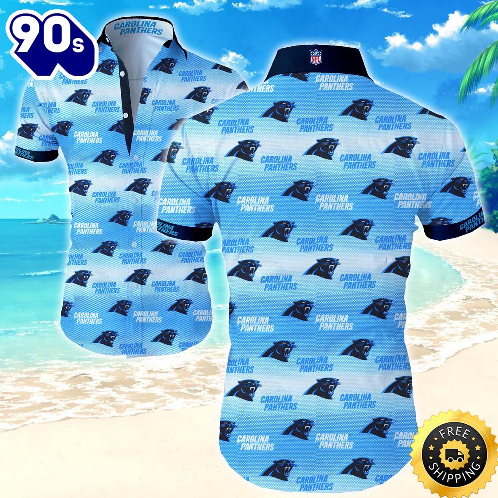 Nfl Carolina Panthers Hawaiian Shirt Summer Button Up Nfl Carolina Panthers Hawaiian Shirt Summer Button Up