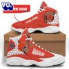 NFL Cleveland Browns Custom Name Air Jordan 13 Shoes For Men Women Gift Xmas