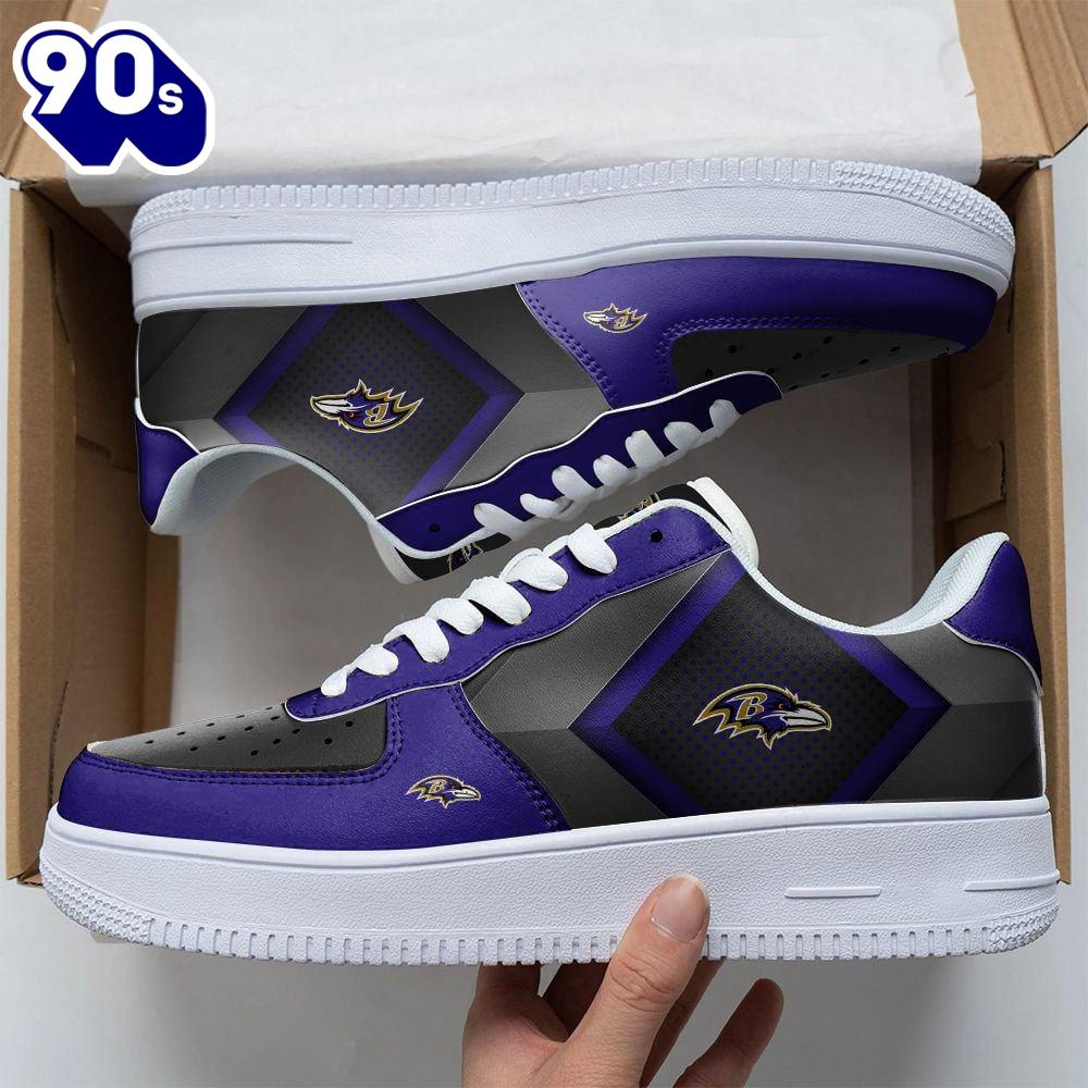 NFL Custom Baltimore Ravens Air Force 1 Shoes For Fans NFL Custom Baltimore Ravens Air Force 1 Shoes For Fans