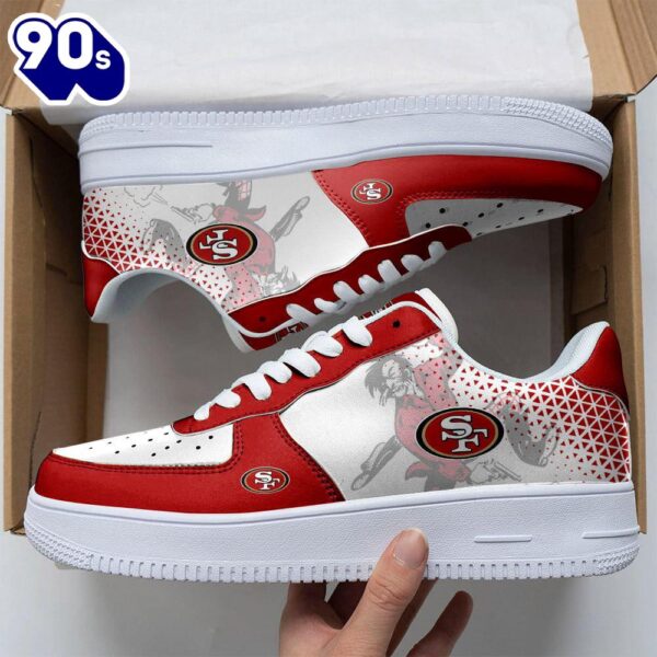 NFL Custom  San Francisco 49ers Air Force 1 Shoes For Fans