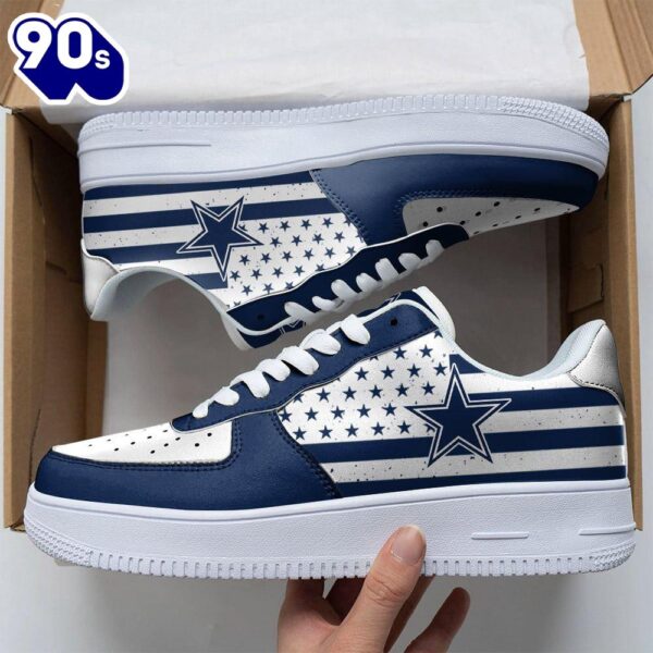 NFL Dallas Cowboys Air Force 1 Shoes For Fans