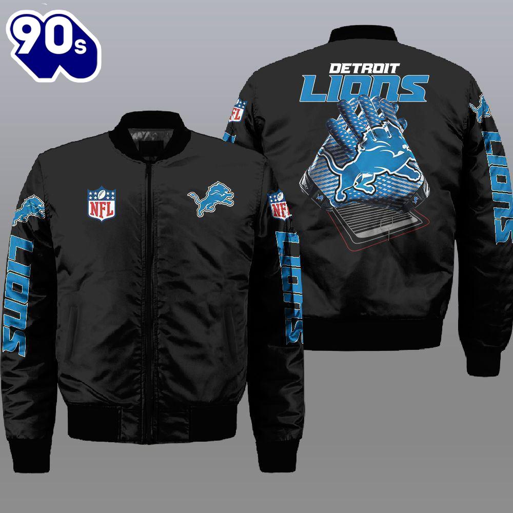 Nfl Detroit Lions 3D Bomber Jacket Gift For Christmas Nfl Detroit Lions 3D Bomber Jacket Gift For Christmas