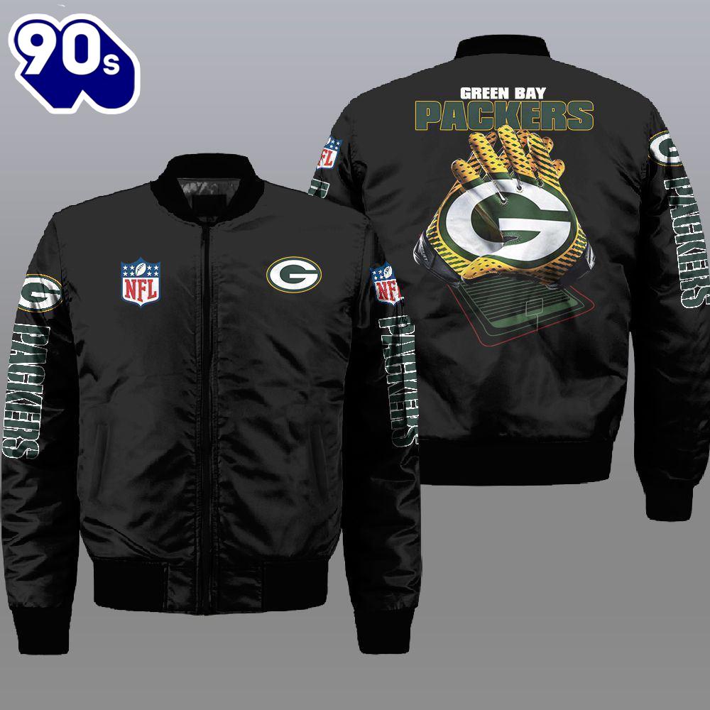 Nfl Green Bay Packers 3D Bomber Jacket Gift For Christmas Nfl Green Bay Packers 3D Bomber Jacket Gift For Christmas