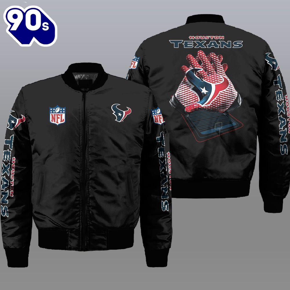 Nfl Houston Texans 3D Bomber Jacket Gift For Christmas Nfl Houston Texans 3D Bomber Jacket Gift For Christmas