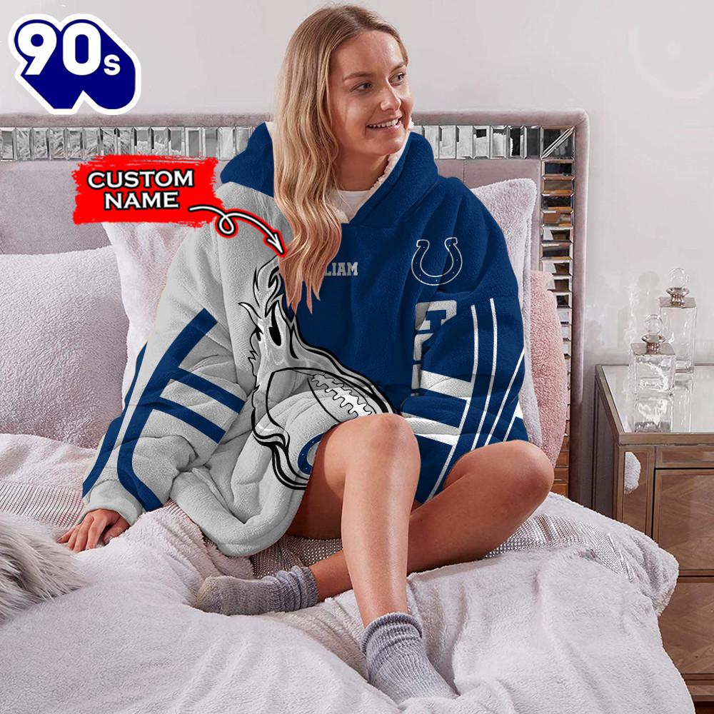 NFL Indianapolis Colts Custom Huggle Hoodie NFL Indianapolis Colts Custom Huggle Hoodie