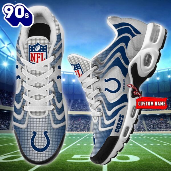 NFL Indianapolis Colts Football Team TN Shoes – Custom Name