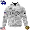 NFL Kansas City Chiefs Arctic Camo Salute To Service 2026 Design Hoodie, T Shirt, Sweatshirt, NFL Trending Shirt