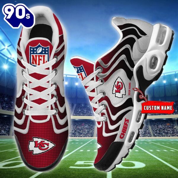 NFL Kansas City Chiefs Football Team TN Shoes – Custom Name