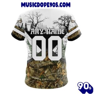NFL Las Vegas Raiders Custom Name Number Deer Skull And Forest T-Shirt 1 NFL Las Vegas Raiders Custom Name Number Deer Skull And Forest T-Shirt
