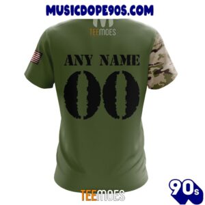NFL Las Vegas Raiders Custom Name Number Green Camo US Military T-Shirt 1 NFL Las Vegas Raiders Custom Name Number Green Camo US Military T-Shirt