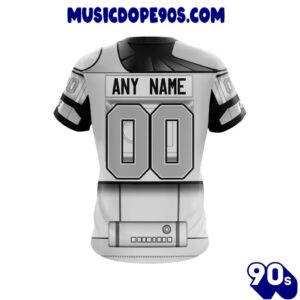 NFL Las Vegas Raiders Custom Name Number Star Wars T-Shirt 1 NFL Las Vegas Raiders Custom Name Number Star Wars T-Shirt