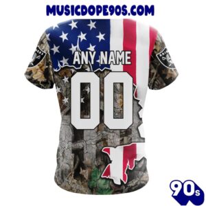 NFL Las Vegas Raiders Custom Name Number USA Flag Camo Realtree T-Shirt 1 NFL Las Vegas Raiders Custom Name Number USA Flag Camo Realtree T-Shirt