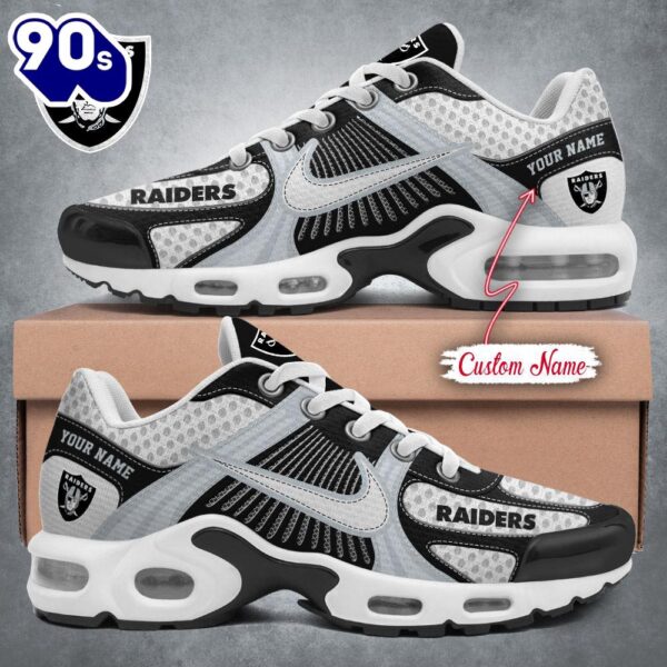 NFL Las Vegas Raiders Custom Name TN Shoes