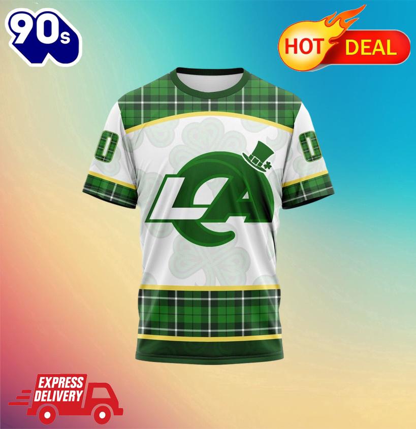 NFL Los Angeles Rams Special Design For St. Patrick Day All Over Print Shirts NFL Los Angeles Rams Special Design For St. Patrick Day All Over Print Shirts
